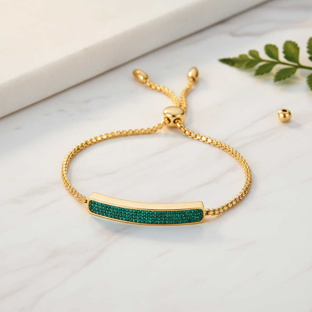 Bar Bracelet - Marble