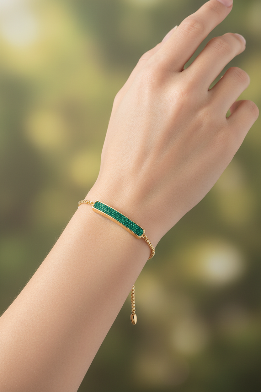 Bar Bracelet - On Model