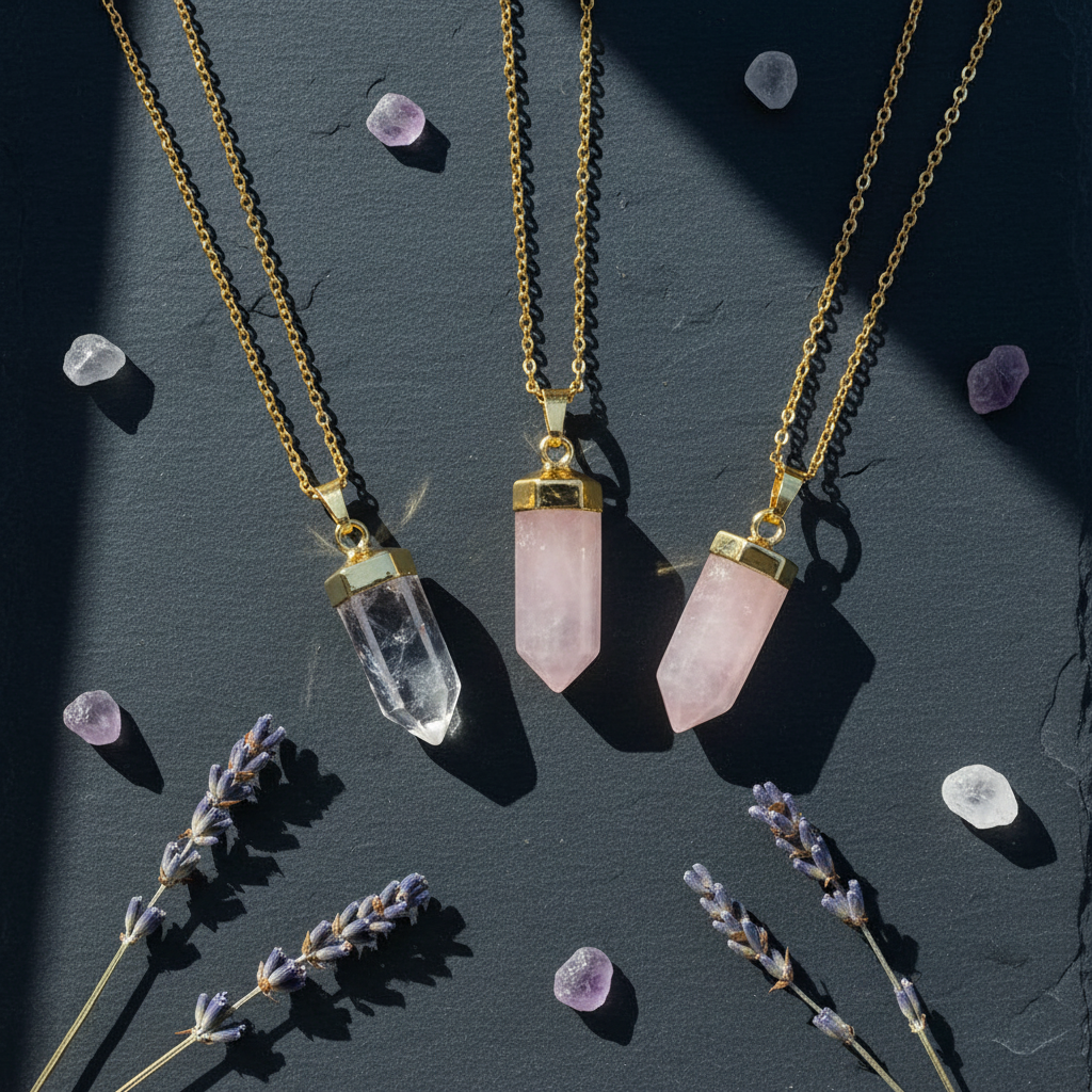 Glow Necklace - Flat Lay