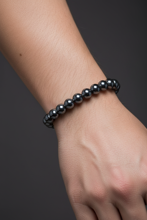 Hematite Bracelet - On Model