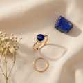 Lapis Lazuli Ring - Flat Lay