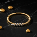 Snake Bangle - Marble