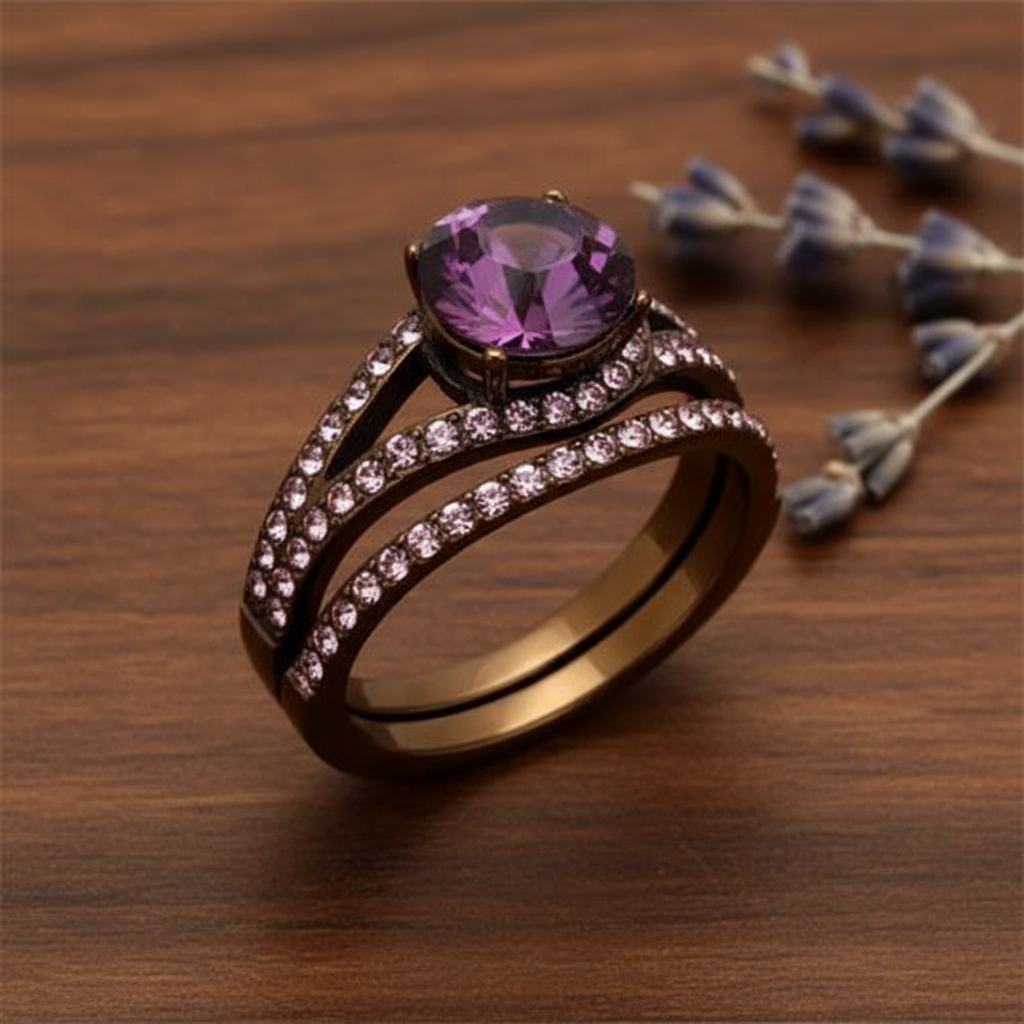TK2745 Ring Set - Walnut