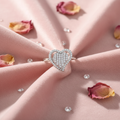 TS192 Heart Ring - Flat Lay
